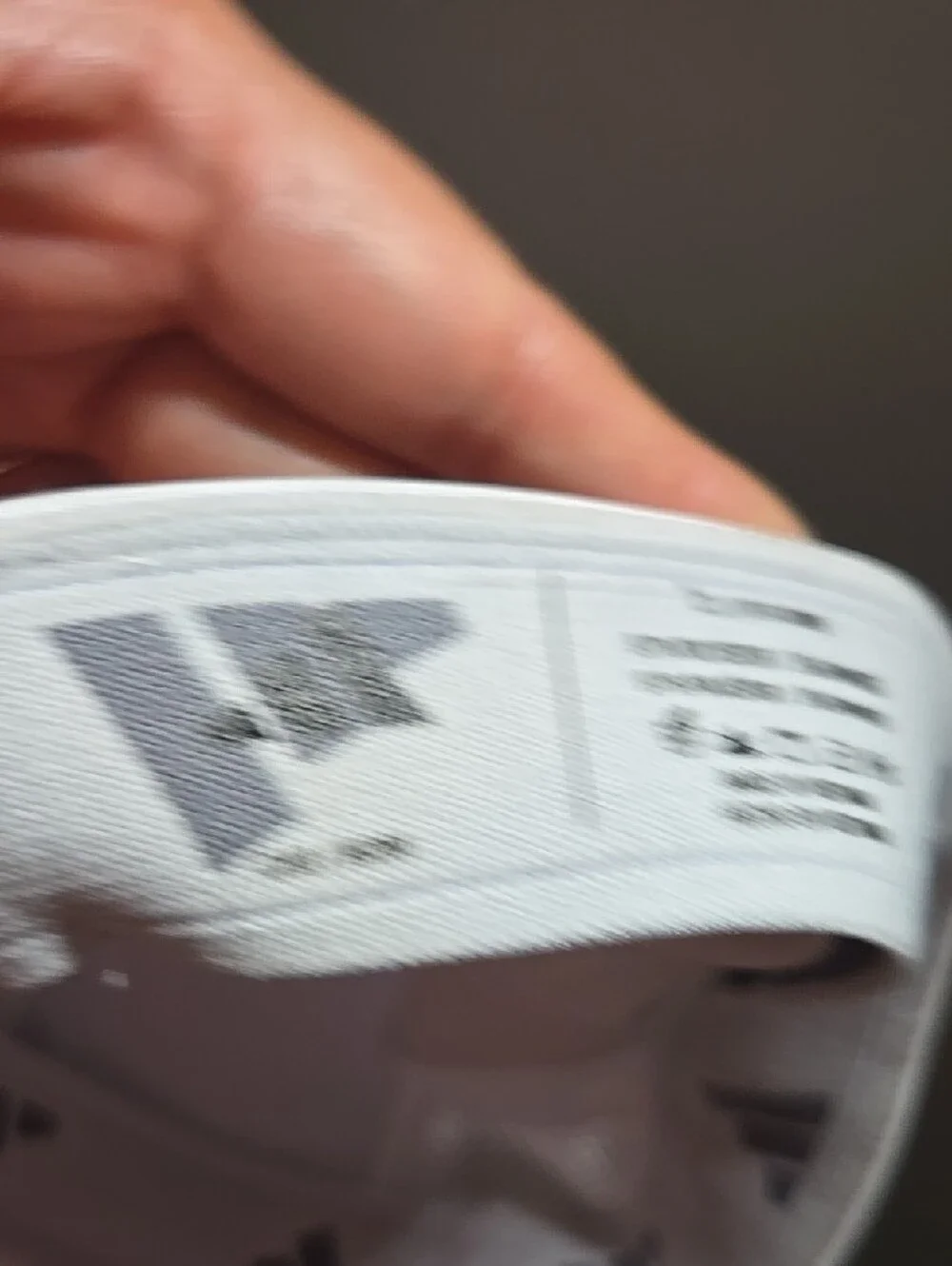 adidas White Stretch Fit Cap with Black Logo